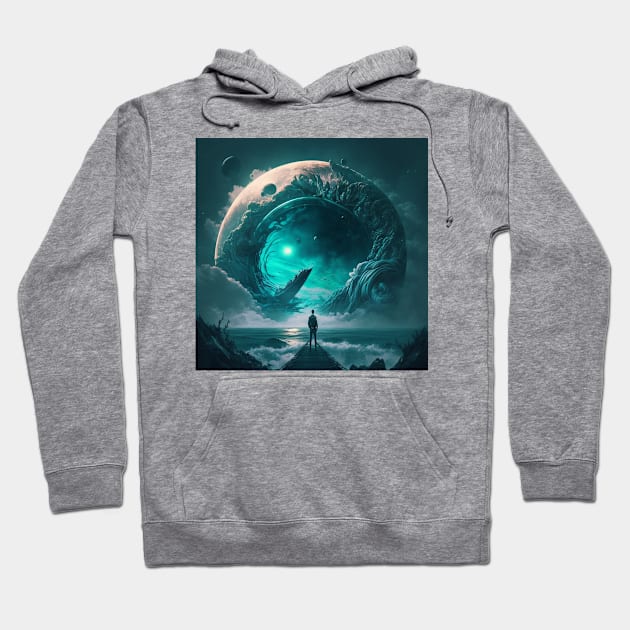 Lamaj Out of this world 1 Hoodie by LAMAJ